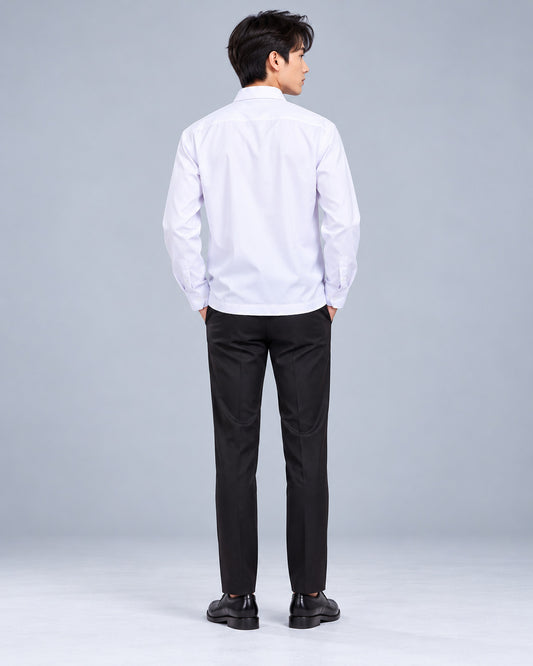 White Long Sleeve Corporate Shirt Danareksa