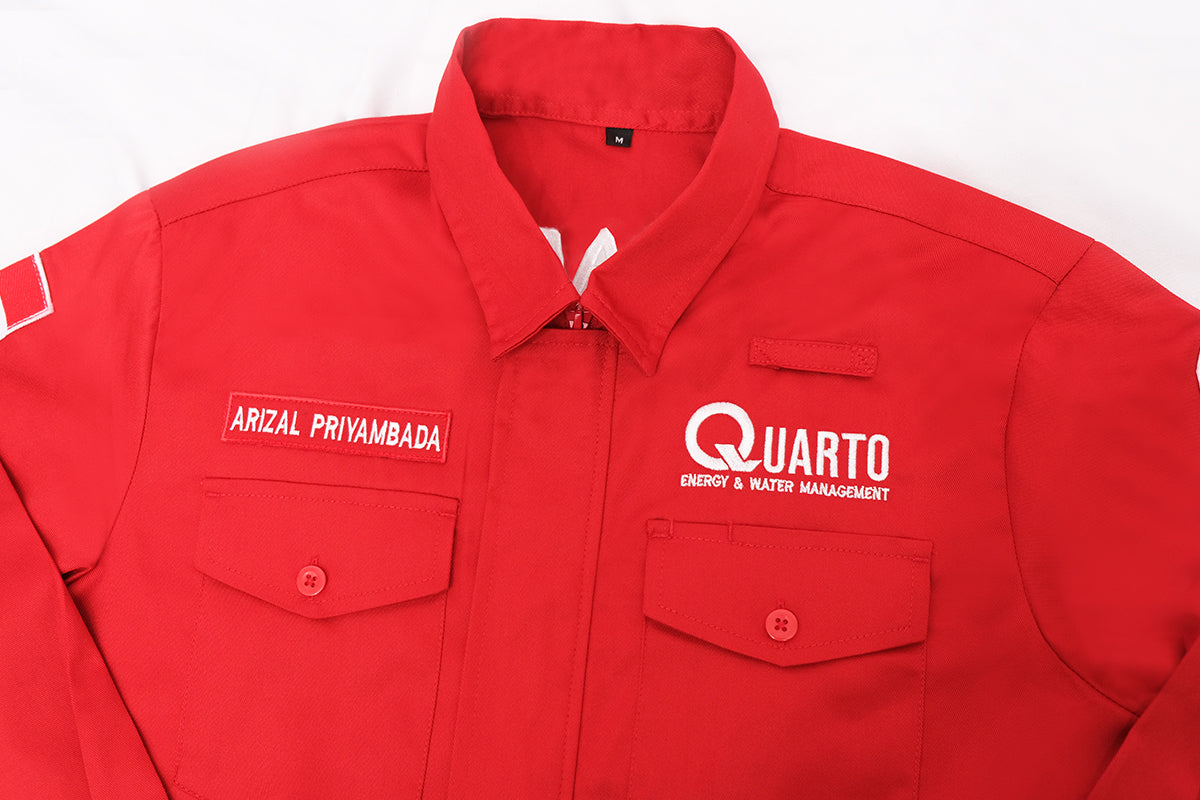 Kemeja Safety Quarto & Veolia