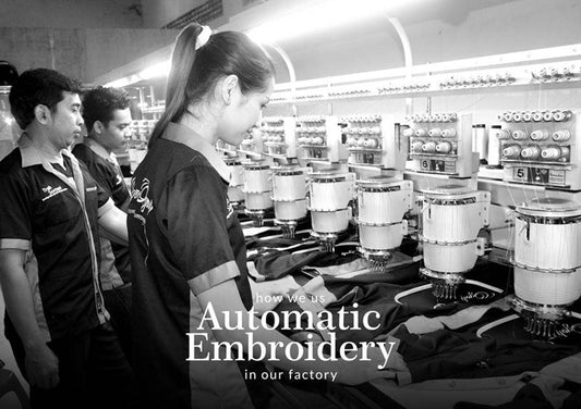 Automatic Embroidery In Our Factory