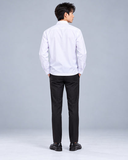 White Long Sleeve Corporate Shirt Danareksa