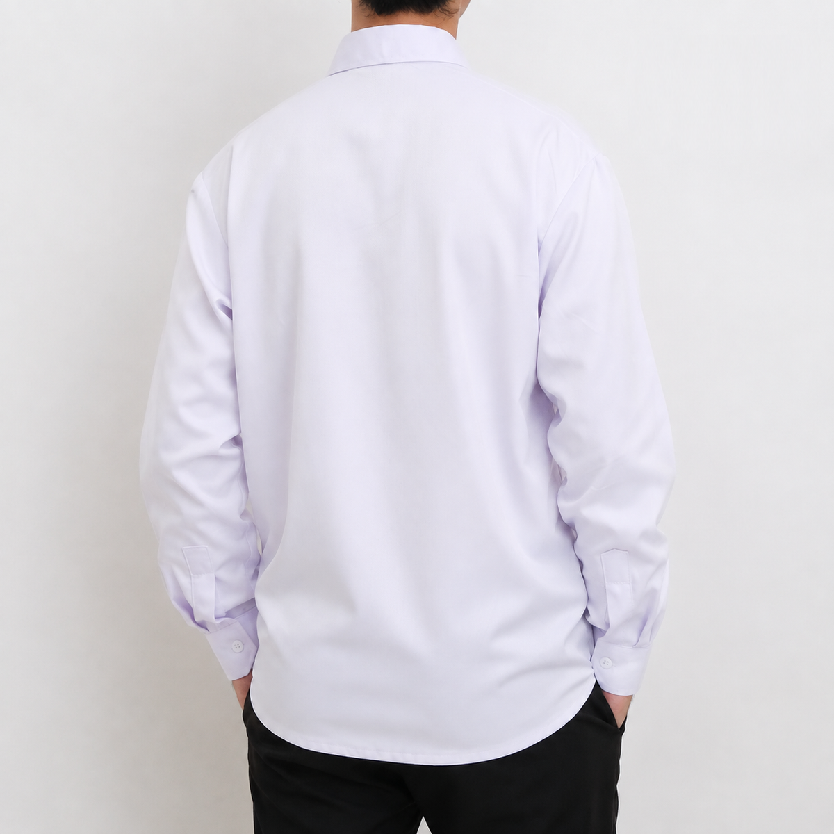 White Long Sleeve Corporate Shirt Danareksa